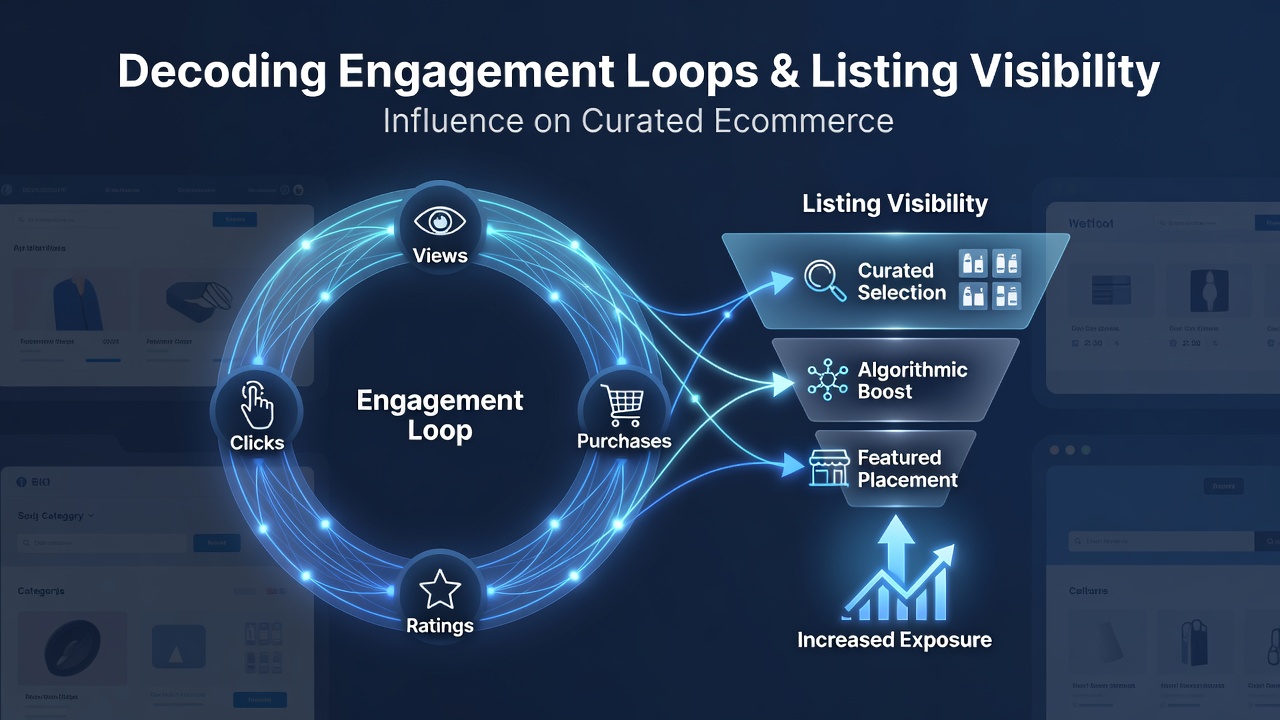 Decoding Engagement Loops and Their Influence on Listing Visibility Within Curated Ecommerce Environments